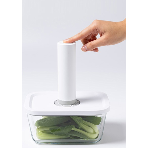 [햄튼] 에어실드 원터치 진공 밀폐용기세트(4P)-D (2600ml*2)