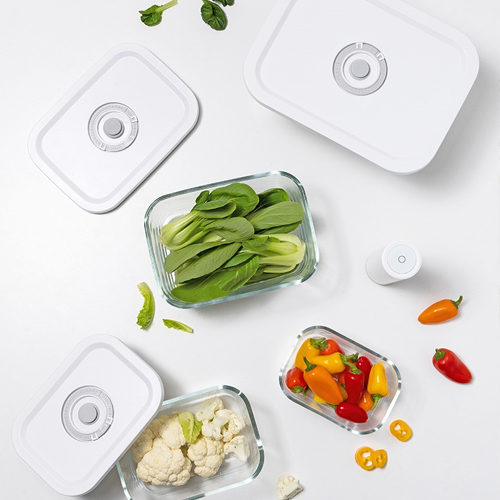[햄튼] 에어실드 원터치 진공 밀폐용기세트(4P)-D (2600ml*2) (HT-ASV-4P-D)