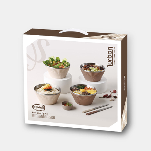 [쉬젤] 러반 포케볼8PCS (포케볼18cm-4pcs, 젓가락-4pcs)