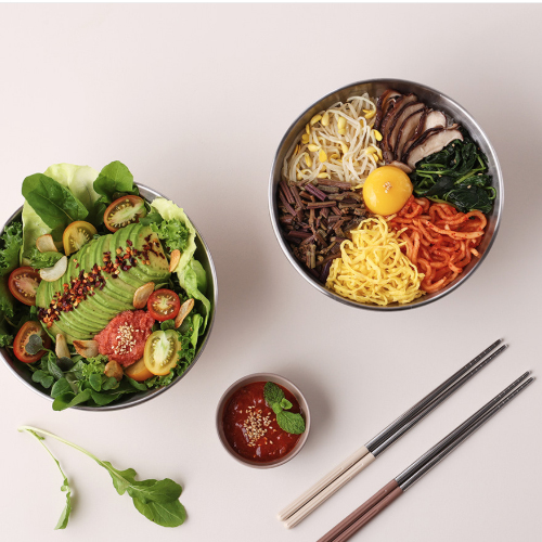 [쉬젤] 러반 포케볼 4PCS (포케볼18cm-2pcs, 젓가락-2pcs)