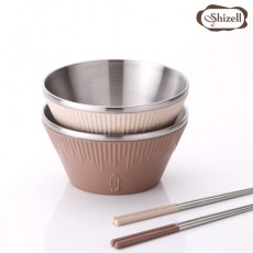 [쉬젤] 러반 포케볼 4PCS (포케볼18cm-2pcs, 젓가락-2pcs)