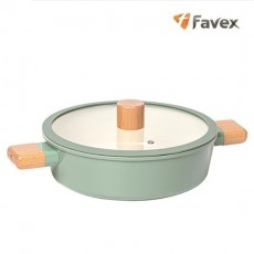 [파벡스] 세라믹 전골 냄비 24cm