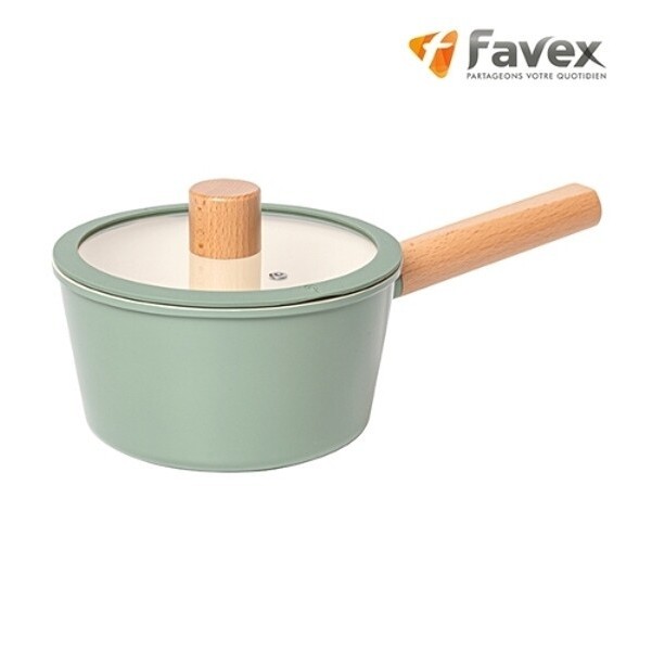 [파벡스] 세라믹 편수 냄비 18cm