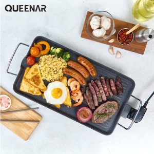 [퀸나] 2IN1 마블 와이드 전기그릴 QNGR-330
