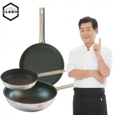 [클래딘] 이연복셰프 웨이블 스테인레스 후라이팬 3종세트