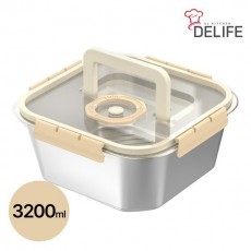 [디라이프] 셰프앤락 밀폐 용기 3200ml (DLA-CL3200ml)