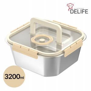 [디라이프] 셰프앤락 밀폐 용기 3200ml (DLA-CL3200ml)