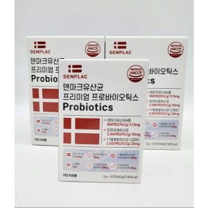 [덴프락] 덴마크 유산균 프리미엄 프로바이오틱스 (2g X 30포 X 3EA)