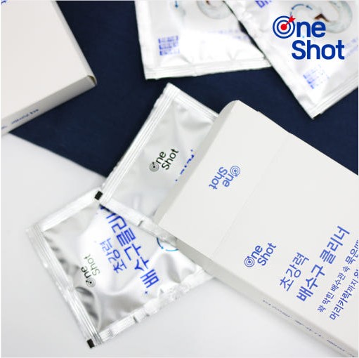 원샷 노기오 초강력 배수구 클리너 용해제 (30g*4포)