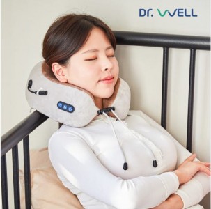 [닥터웰] 무선 목 베개 마사지기 온열 안마기 (DR-2300)